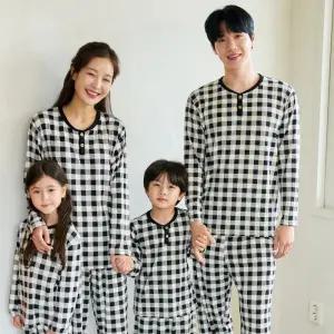 가족 커플 피치기모잠옷 극세사 수면 빅사이즈 홈웨어