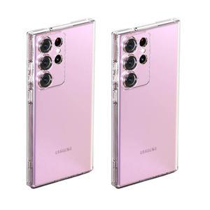 디메드 변색없는 렌즈가드 풀커버 노트20울트라 노트10플러스 투명케이스2개