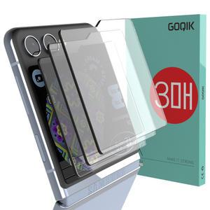 3매 갤럭시 Z플립5 Z플립6 지플립5 외부액정보호 강화유리 필름