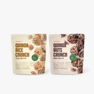 올가니카 퀴노아 크런치 2종 혼합구성 각 3입 (총 6입)