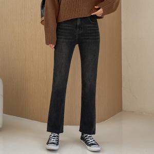 [시크릿라벨] 히든밴딩기모컷팅스판팬츠