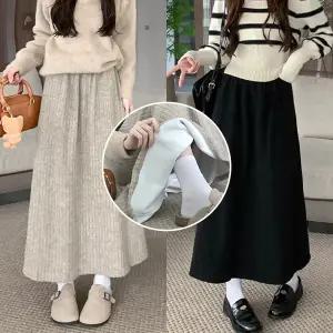 플루아 기모 니트스커트