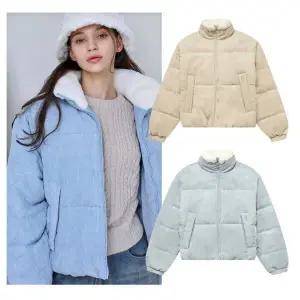 [행텐][모다부평]여성 코듀로이 하이넥 웰론 패딩점퍼10490-110-815-69_BP