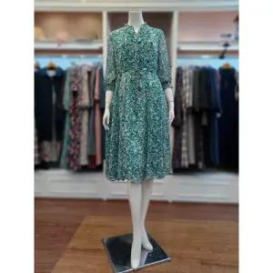 세이브존07 허리 스트링 핀턱 쉬폰원피스  A2NBO602A