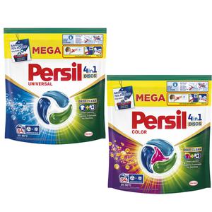 퍼실 딥클린 강력 세척 세탁 캡슐 세제 디스크 54개입 2종 택1