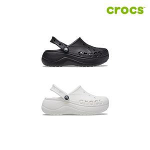[크록스 정품] 바야 플랫폼 클로그 여성샌들 208186 2종 택1