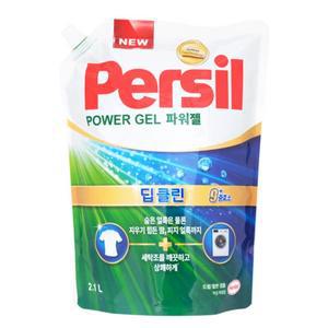 퍼실 파워젤 딥클린 세탁세제 일반/드럼 겸용 리필 2.1L 2개