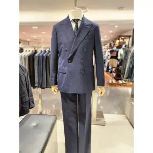 [킨록바이킨록앤더슨](광주신세계)킨록 24년 FW 블루 네이비 더블 수트 FIS56