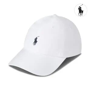 폴로 랄프로렌 코튼 치노 볼캡 클래식 야구 모자 화이트 710548524011