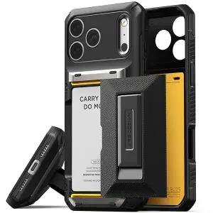 베루스 아이폰17 에어 프로 맥스 케이스 카드 4장 수납 거치대 담다글라이드하이브리드