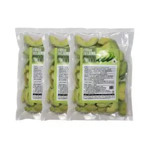 산들네이처 아보카도 슬라이스 냉동아보카도 1.5kg (500g x 3봉)