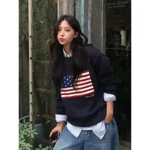 [후아유](센텀시티점)아메리칸 플래그 인타샤 풀오버 니트 (WHKAF4T81U)