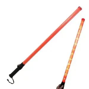 슬림형 경광봉 깜빡이 지속 신호봉 경관봉 롱타입-LED경광등.LED신호봉.차량통제경광등.경광봉건전지.다