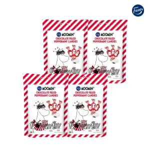 [파제르] 무민 페퍼민트 캔디 120g 4개(다크초콜릿 필링)