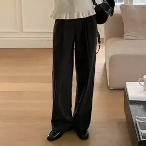 [코코블랑] 게츠 투핀턱 스판 기모 슬랙스(숏,미들,롱)