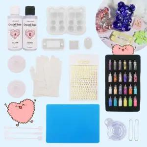 [텐바이텐][마니랜드] 레진아트 스타터 세트 - 2액형 레진, UV 레진 타입