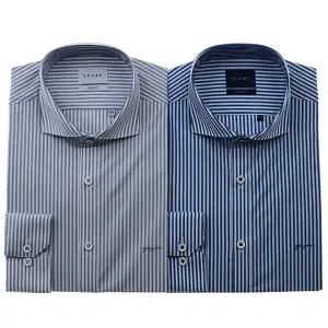 [대구백화점] [예작]신축성 있는 와이드 카라 스판 스트라이프 슬림 긴소매(YJFSBS167)