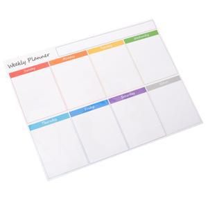 자석 화이트보드 구조 디자인 냉장고에 쉽게 부착할 수 있는 캘린더 주간 플래너 가족 일정표