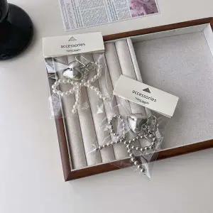 진주리본 하트 키링 WFHCD6F