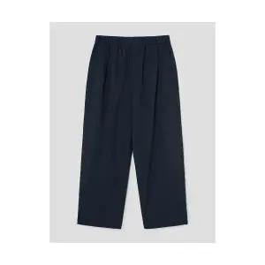 매장정품 8SECONDS 에잇세컨즈 강연 와이드 밴딩 슬랙스 네이비 425721LY6R 932827