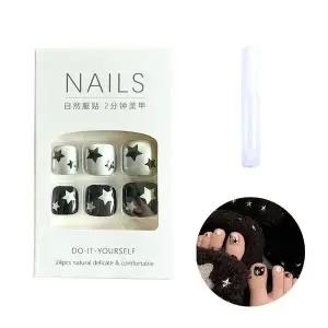 고품질 패디팁 붙이는 네일아트 패디팁 F046 셀프네일 인조발톱 (WFK9H77)