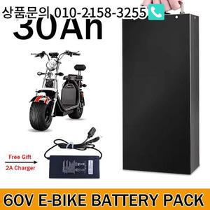 Harley 60V 30Ah 전기 스쿠터 배터리 팩 250W~1500W 오토바이 +