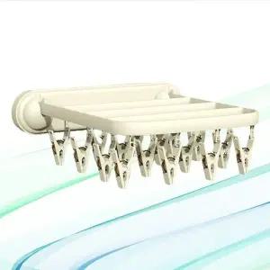 다용도 접이식 옷걸이 벽걸이 수납 행거 (WFKC36T)