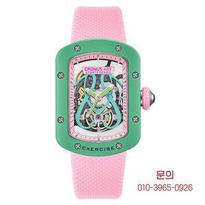 CRONUSART 여성용 자동 시계 29mm  기계식 손목 사파이어 토노 케이스 스켈레톤 다이얼 빛나는