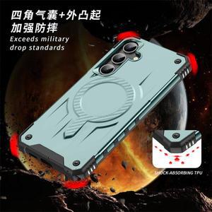 삼성 갤럭시 S25 S24 S23 Plus Ultra FE A56 A36 A55 A16 A35 A26 A74 A54 용 마그네틱 범퍼 케이스 Magsaf