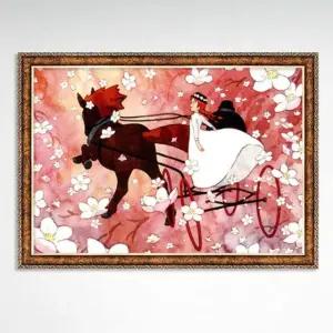 학산문화사 500조각 빨강머리앤 꿈속에서 액자세트퍼즐 취미 다용도 대형 인테리어직소 명화 500 그림맞추