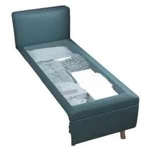 침대 연장 프레임 베드 낮은 사이드 그레이 의자 라이트 벤치 보조