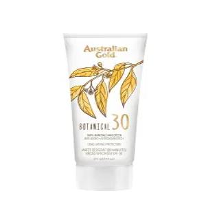 Australian Gold 보태니컬 SPF 30 미네랄 자외선 차단 로션 티타늄 디옥사이드 징크 옥사이드 함유 무화학