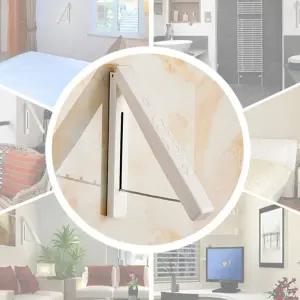 [퍼니메이커]벽걸이행거(단일) 접이식 옷걸이 벽행거 고정식 원룸 벽걸이행거 접이식행거 옷걸이행거 고정