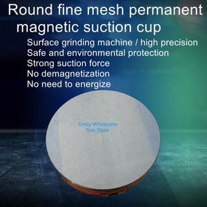 라운드 미세 메쉬 영구 자석 흡입 컵  내부 및 외부 연삭 자기 테이블 선반