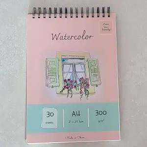 LYF 수채화 어반스케치 스프링 스케치북 A4사이즈 300g 30매