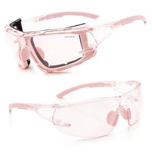 유노우 안전 안경 - 김서림 방지 렌즈 탈착식 폼 개스킷 ANSI Z87.1 보호 충격에 강함