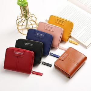 가죽 반지갑 미니 파우치 동전 카드 수납 학생 지갑