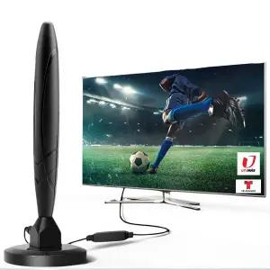 dmb안테나 고성능 실내 디지털 HD TV 안테나 - 5600마일 장거리 4K 1080P 신호 증폭기