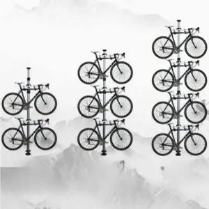 실내 베란다 자전거거치대 걸이 행거 천장 기둥식 수직 실외 보관 벽걸이 로드자전거 아파트