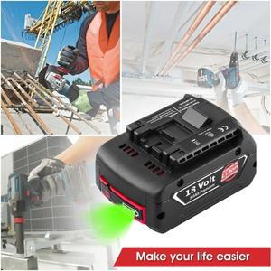 Bosch 18V 6.0Ah 내구성 리튬 이온 배터리 고속 충전 연료 게이지 CE 인증 GBA GSR BAT609 2561801