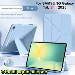 2025년 신제품 가죽 Y-폴딩 소프트 케이스 삼성 갤럭시 탭 S11 라이트 FE SM-X400 S9 A9+ A11플러스 8.7