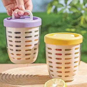 휴대용 후르츠팟 2종세트 / 이유식통 과일 샐러드통 도시락 다이어트 밀프랩