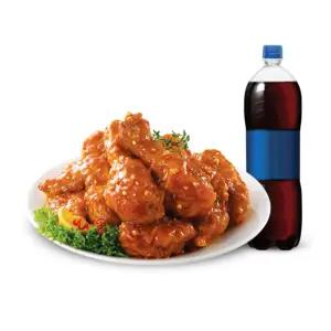 [처갓집양념치킨]허니올리고당야채양념치킨+콜라1.25L