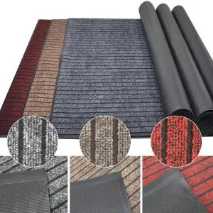 눈털이 우천카페트 현관 발매트 3M 대형 롤카페트 현관매트 바닥고정 상가입구 회색 카펫트