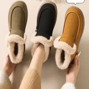 겨울방한부츠 방한 부츠 안감 털 3컬러 퍼 따뜻한 여성 겨울 퍼안감