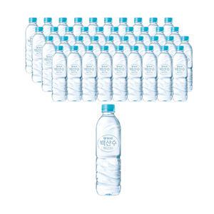 농심 백산수 유/무라벨 랜덤 500ml, 40개