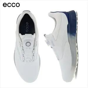 ECCO 남성골프화 M GOLF S-THREE BOA 에코 S-쓰리 보아 화이트 블루뎁스 102954-60616