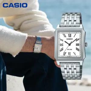 [카시오]탱크 스퀘어 레트로 아날로그 남자손목시계
