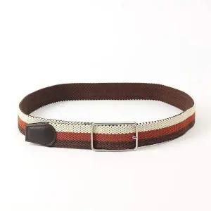 패브릭 남성 벨트 브라운 캐주얼 밴딩벨트 허리띠 꽈배기벨트