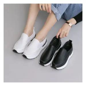 [슈리오] 여성 소가죽 키높이 슬립온 6cm (빠른배송) 187793